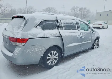 2017 Honda Odyssey Exl из США, поврежденный, VIN 5FNRL5H67HB003981